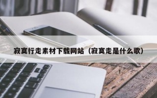清镇寂寞行走素材下载网站（寂寞走是什么歌）